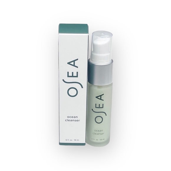 new OSEA ᯾ Algae Seaweed Radiance Ocean Cleanser ᯾ Luxe Travel Glass Jar ᯾ Boxed - Picture 8 of 16